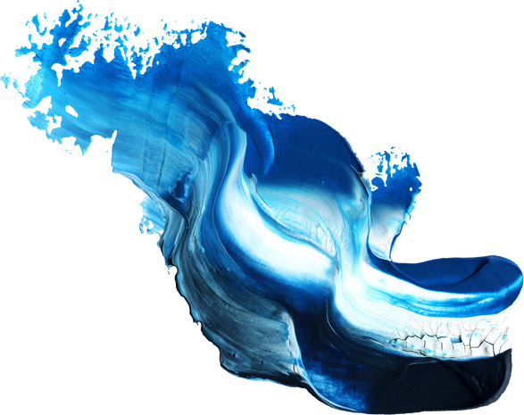 Abstract Blue Splash Illustration